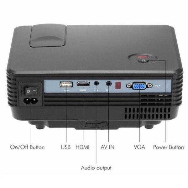 ⁦מקרן מיני Innova LED HD-7⁩ – תמונה ⁦3⁩