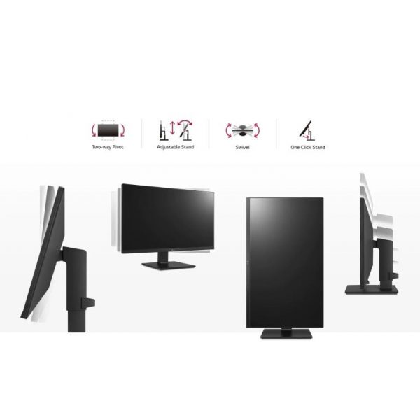 ⁦מסך מחשב 23.8" LG LED IPS 24BL650C-B⁩ – תמונה ⁦3⁩