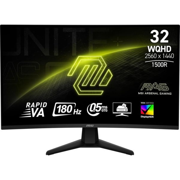 מסך מחשב גיימינג קעור Mag C32R240K FHD 32'' 180Hz