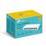 ⁦מתג שולחני 8 פורטים TP-Link LS-1008 10M/100M⁩ – תמונה ⁦3⁩