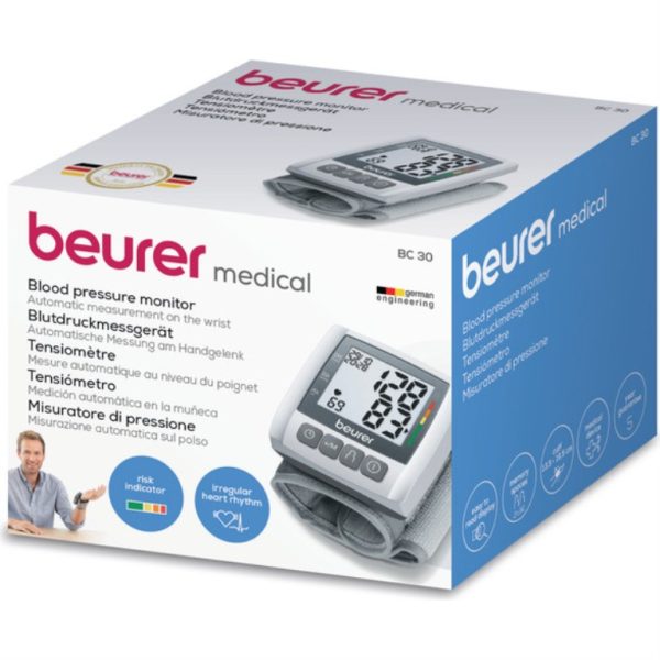 מד לחץ דם לפרק כף היד Beurer BC30 – תמונה 3