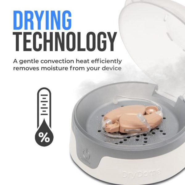 ⁦קופסאת ייבוש חשמלית למכשירי שמיעה Eartech Drydome⁩ – תמונה ⁦3⁩