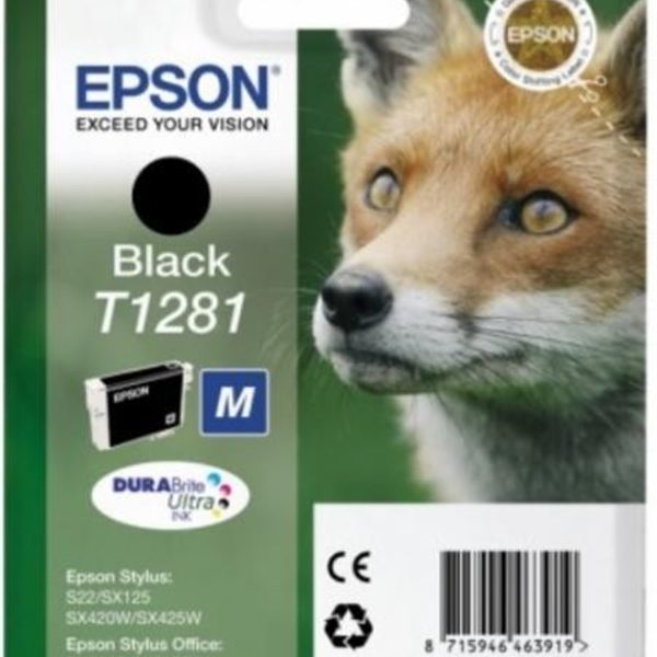ראש דיו תואם שחור EPSON T1281