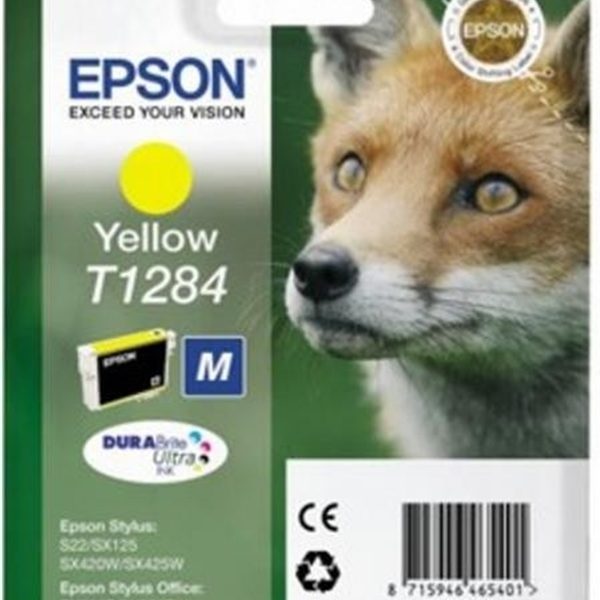 ראש דיו תואם צהוב EPSON T1284