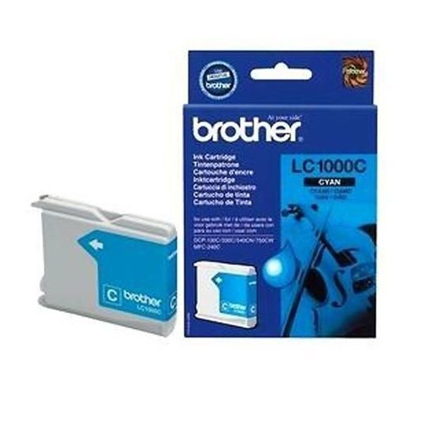 ראש דיו כחול מקורי Brother LC1000C
