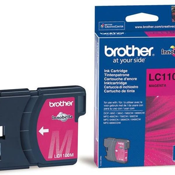 ראש דיו אדום מקורי Brother LC1100M