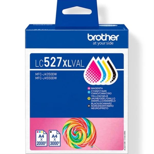 אריזת חסכון Brother LC-527XL (C/M/Y/BK)