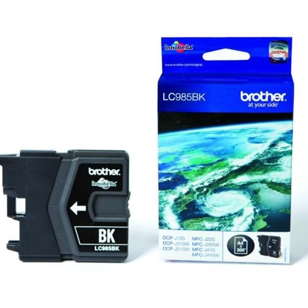 ראש דיו שחור מקורי Brother LC985BK