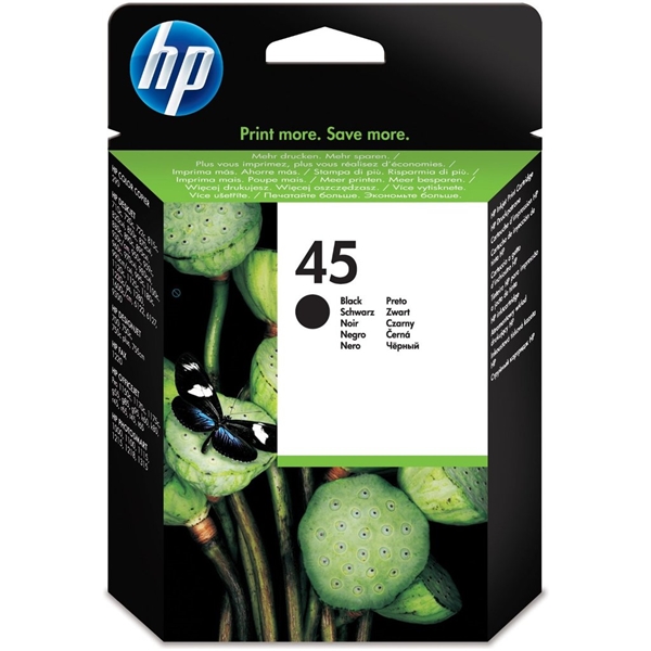 ראש דיו מקורי שחור HP45 51645AE