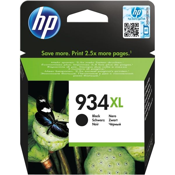 ראש דיו מקורי שחור HP 934XL C2P23AE