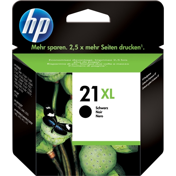 ראש דיו מקורי שחור HP21XL C9351CE ראש דיו מקורי שחור HP21XL C9351CE