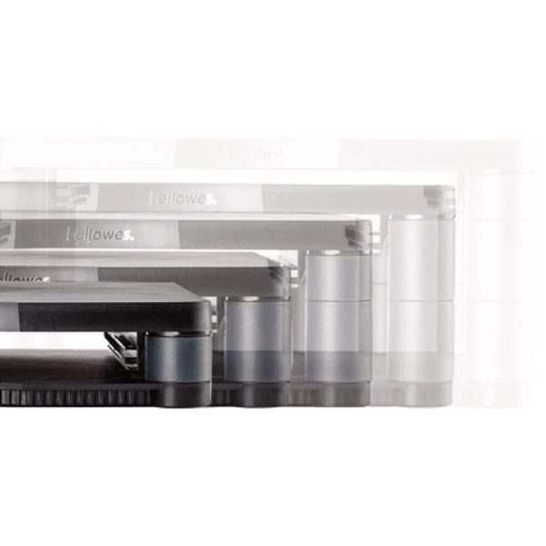 ⁦מעמד למסך מחשב Fellowes Premium Monitor Riser Graphite⁩ – תמונה ⁦3⁩