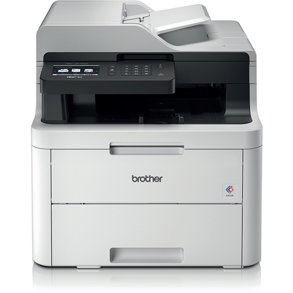 מדפסת לייזר צבעונית משולבת אלחוטית Brother MFC-L3710CW - V-Printer: מדפסת וסט טונרים גדולים תואמים