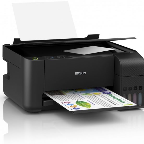 ⁦מדפסת דיו משולבת  Epson EcoTank L3110⁩ – תמונה ⁦3⁩