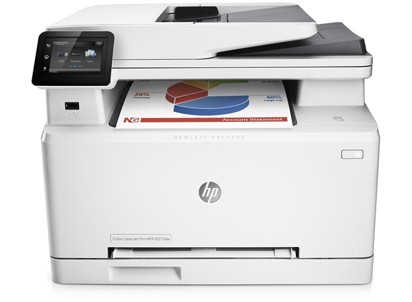 מדפסת לייזר משולבת צבעונית  HP Color LaserJet Pro MFP M277dw
