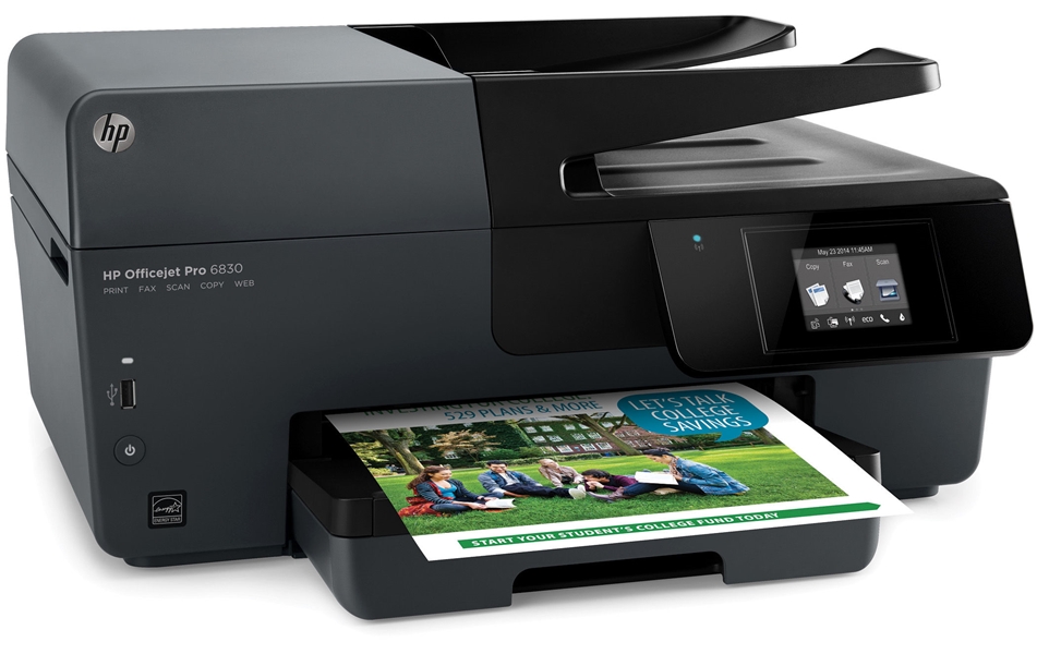 מדפסת הזרקת דיו HP Officejet Pro 6830 e-All-in-One