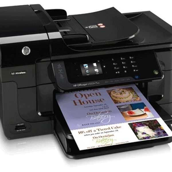 מדפסת הזרקת דיו HP Officejet 6500A Plus e