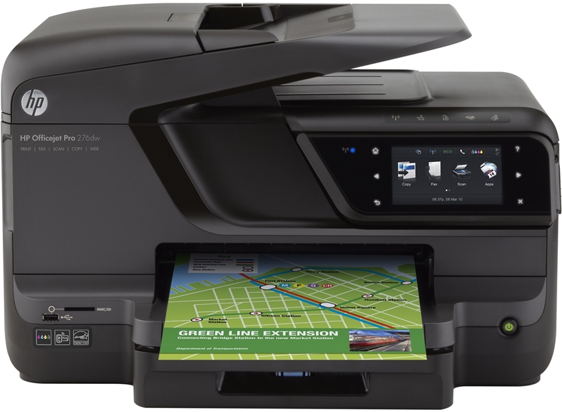 מדפסת הזרקת דיו HP Officejet Pro 276dw Multifunction Printer