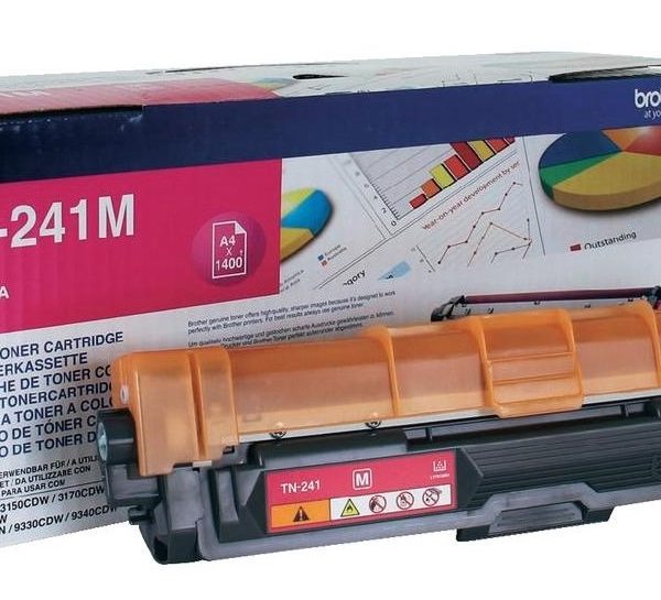 טונר מקורי אדום 1400 דף Brother TN-241M