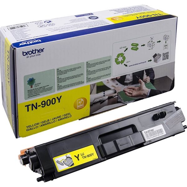טונר צהוב מקורי Brother TN-900Y