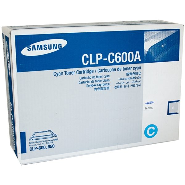 טונר כחול מקורי Samsung CLP-C600A
