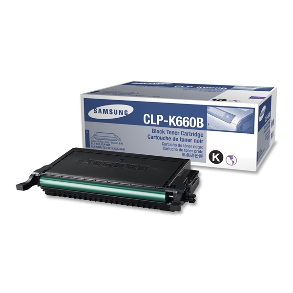 טונר שחור מקורי Samsung CLP-K660B טונר שחור מקורי Samsung CLP-K660B