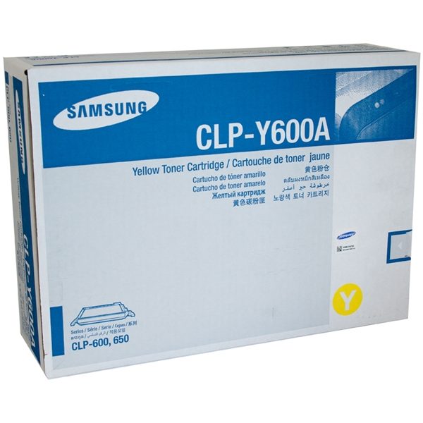 טונר צהוב מקורי Samsung CLP-Y600A