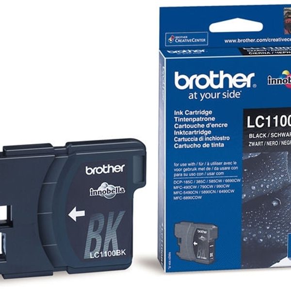 ראש דיו שחור תואם Brother LC1100BK