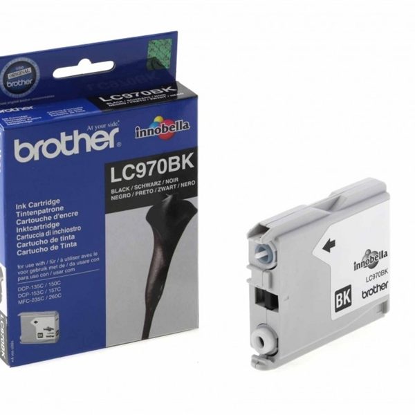 ראש דיו שחור תואם Brother LC970BK