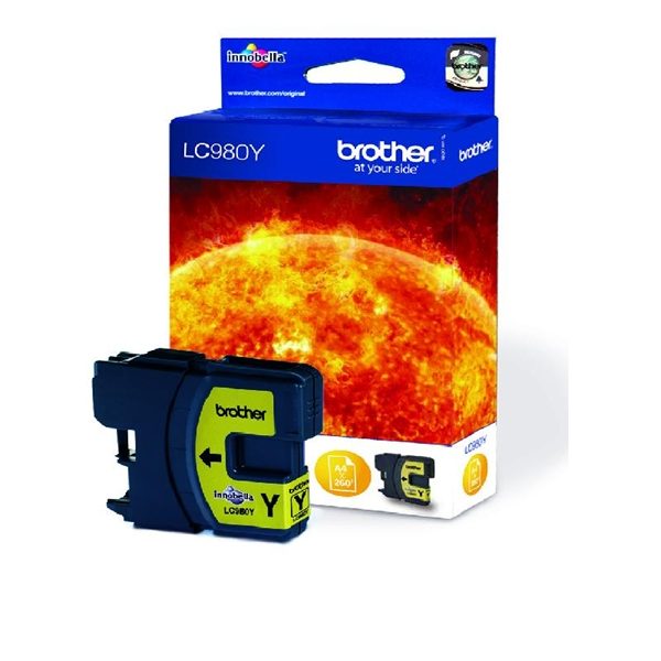 ראש דיו צהוב תואם Brother LC980Y