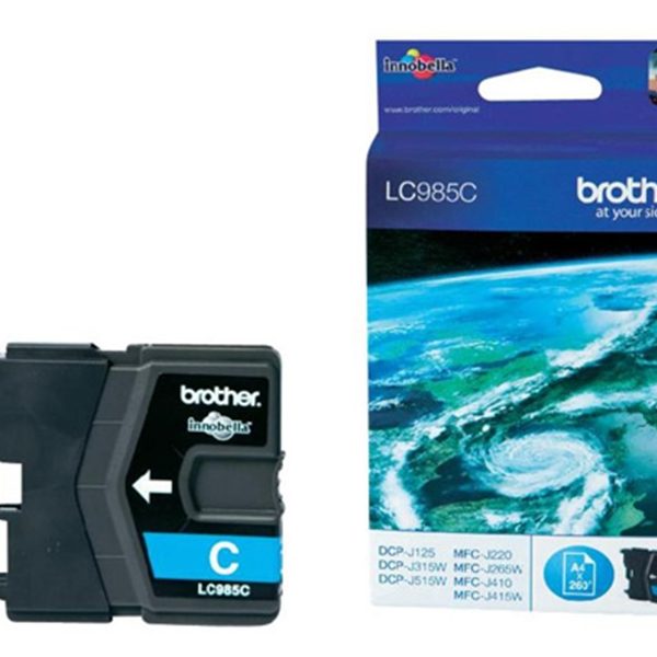 ראש דיו כחול תואם Brother LC985C